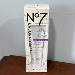 No7 Laboratories Acne Treatment NEW 2% Salicylic Acid 1.69oz Sealed